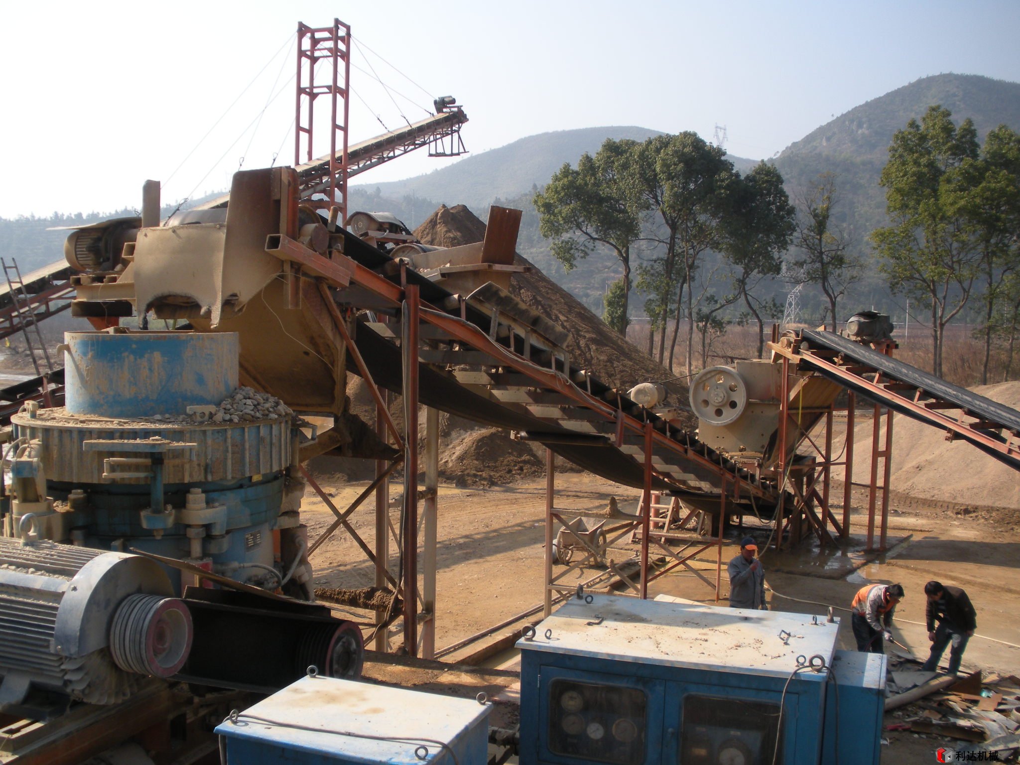 石頭制砂機特點